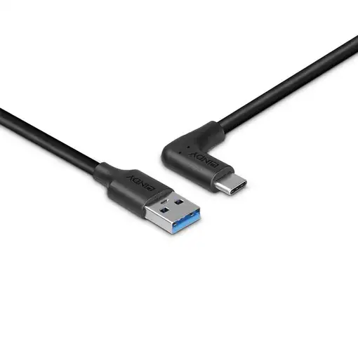 Lindy 32012 cable USB USB 3.2 Gen 2 (3.1 Gen 2) 0,5 m USB A USB C Negro