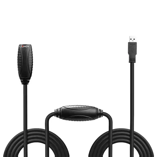 Lindy 43156 cable USB USB 3.2 Gen 1 (3.1 Gen 1) 10 m USB A Negro