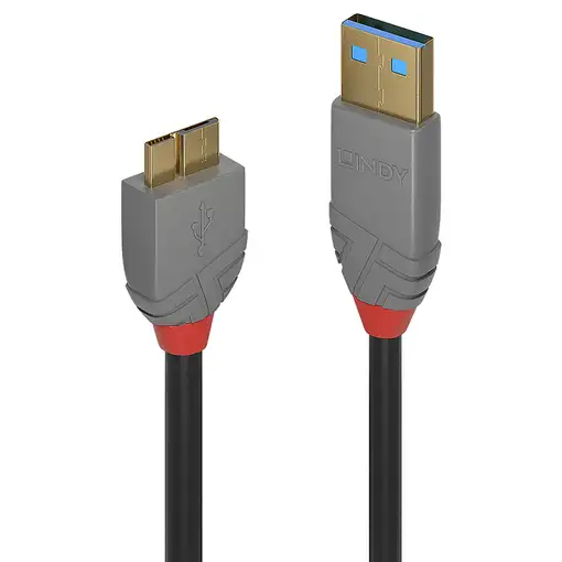 Lindy 36768 cable USB USB 3.2 Gen 1 (3.1 Gen 1) 3 m USB A Micro-USB B Negro