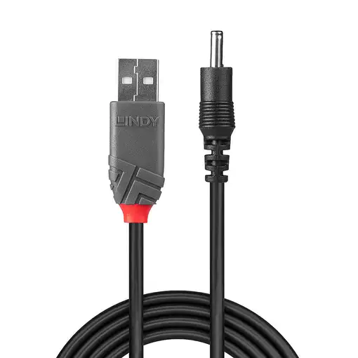 Lindy 70266 cable de transmisión Negro 1,5 m USB A