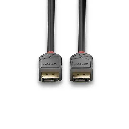 Lindy 36481 cable DisplayPort 1 m Negro, Gris