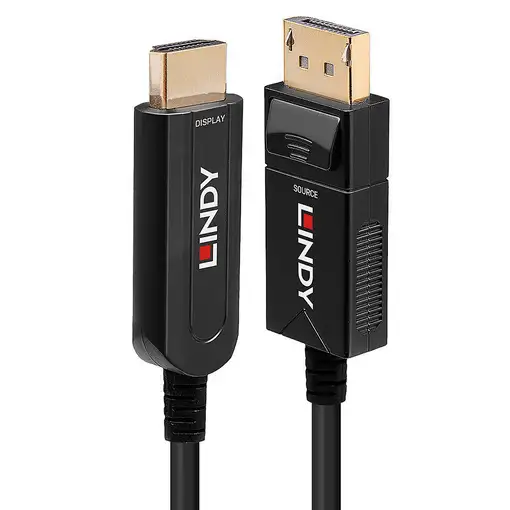 Lindy 38492 adaptador de cable de vídeo 30 m DisplayPort HDMI tipo A (Estándar) Ne