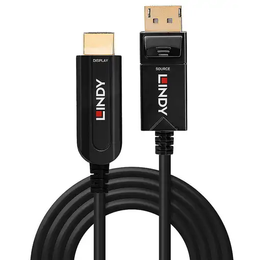 Lindy 38492 adaptador de cable de vídeo 30 m DisplayPort HDMI tipo A (Estándar) Ne