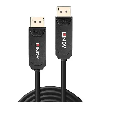 Lindy 38522 cable DisplayPort 20 m Negro