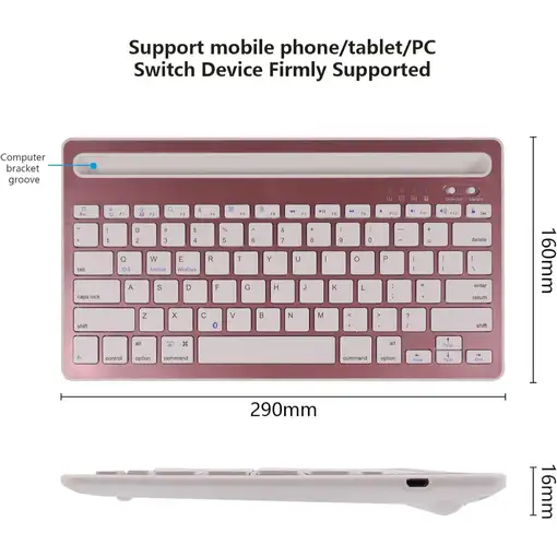 Teclado Inalámbrico Multidispositivo Klack Recargable Bluetooth