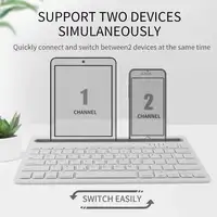 Teclado Inalámbrico Multidispositivo Klack Recargable Bluetooth