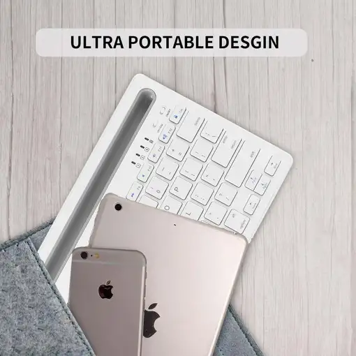 Teclado Inalámbrico Multidispositivo Klack Recargable Bluetooth