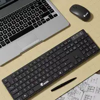 Teclado y Ratón Klack K10C de tamaño completo de 104