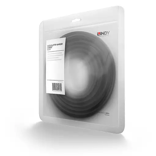 Lindy 47373 cable de red Negro 1,5 m Cat6 S/FTP (S-STP)