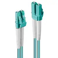Lindy 46375 Cable de fibra óptica e InfiniBand 15 m LC Turquesa