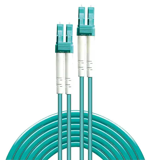 Lindy 46375 Cable de fibra óptica e InfiniBand 15 m LC Turquesa