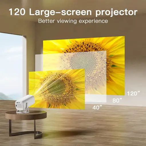 Proyector Consola Klack S40 MAX 4K HD 1080P hasta 150\ Juegos Integrados