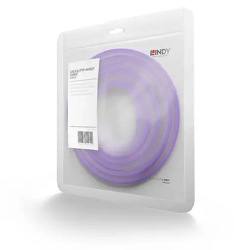 Lindy 47825 cable de red Púrpura 3 m Cat6 S/FTP (S-STP)