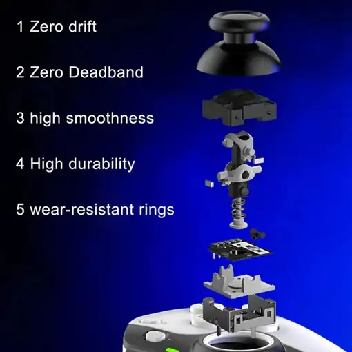 Controlador de Juegos, GamePad somatosensorial Klack D9 Dual Hall Bluetooth