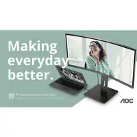 AOC CU34P3CV pantalla para PC 86,4 cm (34") 3440 x 1440 Pixeles UltraWide Quad HD