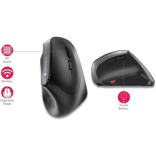 CHERRY MW 4500 ratón Oficina Mano derecha RF inalámbrico Óptico 1200 DPI