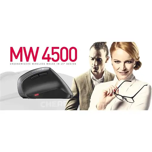 CHERRY MW 4500 ratón Oficina Mano derecha RF inalámbrico Óptico 1200 DPI