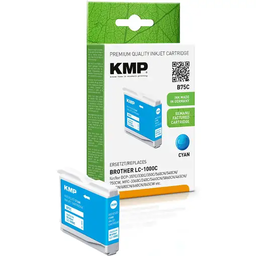 KMP B75C cartucho de tinta 1 pieza(s) Compatible Cian