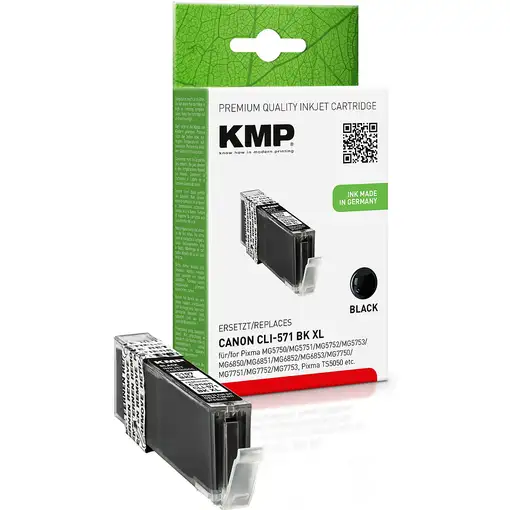 KMP C107BKX cartucho de tinta Negro