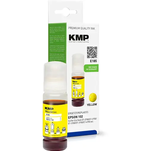 KMP E185 cartucho de tinta 1 pieza(s) Compatible Amarillo