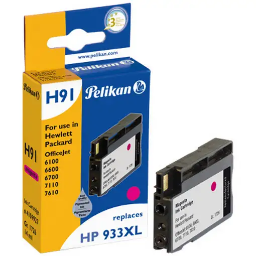 Pelikan H91 cartucho de tinta 1 pieza(s) Magenta