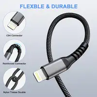 Cable Carga Rápida de 2 metros USB a LIGHTING -Irrompible