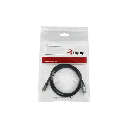 Equip 128381 Cable USB 4 Gen 3 C a C, M/M, 1,2m, PD3.1 240W, 8K/60Hz, 40Gbps, Negr