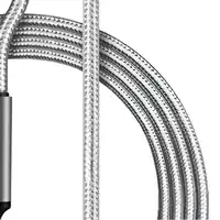 Cable 3 en 1 Universal Klack de 1 metro MicroUSB, Lightning y Tipo-C.