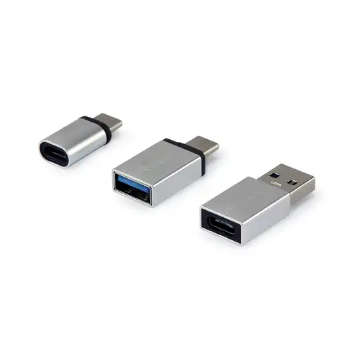 Equip Adaptador USB-C OTG, paquete de 3