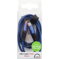 2GO 797196 cable de conector Lightning 1 m Azul