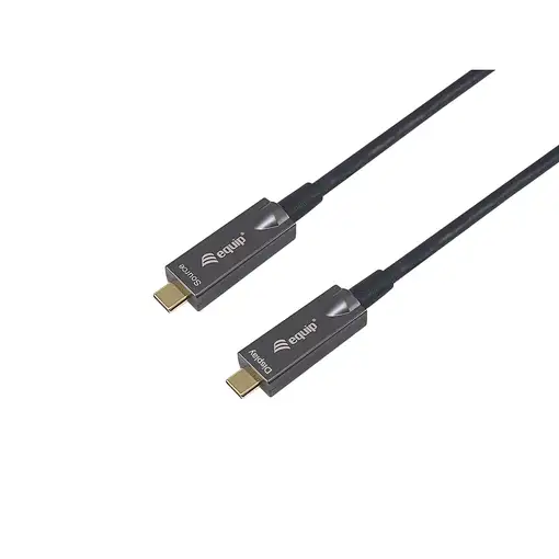 Equip 119463 Cable óptico activo USB-C a C, M/M, 15m, PD 60W, 4K/60Hz, 10Gbps, Víd