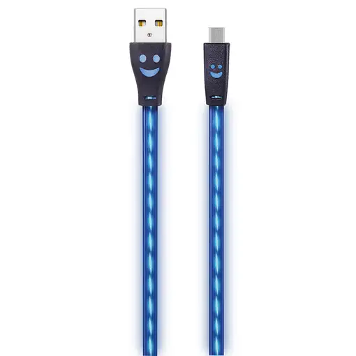 2GO 795535 cable USB 1 m USB B Micro-USB B Azul