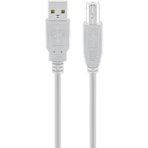 Goobay 68714 cable USB USB 2.0 5 m USB A USB B Gris
