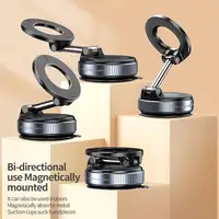Soporte magnético Klack para teléfono con brazo regulable 360, ventosa ultra vacío