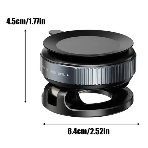 Soporte magnético Klack para teléfono con brazo regulable 360, ventosa ultra vacío