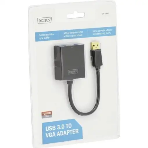 Digitus Adaptador gráfico de USB-A 3.2 Gen 1 a VGA