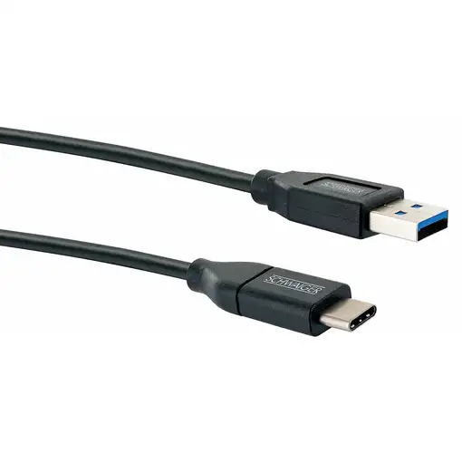 Schwaiger LK 050 C cable USB USB 3.2 Gen 2 (3.1 Gen 2) 0,5 m USB A USB C Negro