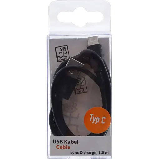 2GO 795782 cable USB USB 3.2 Gen 1 (3.1 Gen 1) 1 m USB B USB C Negro