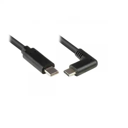 Alcasa GC-M0260 cable USB USB 3.2 Gen 1 (3.1 Gen 1) 0,5 m USB C USB A Negro