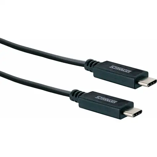 Schwaiger LK 101 C cable USB USB 3.2 Gen 2 (3.1 Gen 2) 1 m USB C Negro