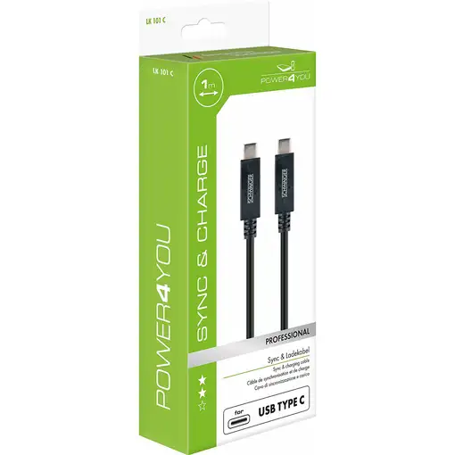 Schwaiger LK 101 C cable USB USB 3.2 Gen 2 (3.1 Gen 2) 1 m USB C Negro