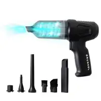 12KPA, HEPA, batería 25 min y carga USB portátil.