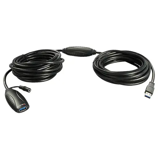 Lindy 43099 cable USB USB 3.2 Gen 1 (3.1 Gen 1) 15 m USB A Negro