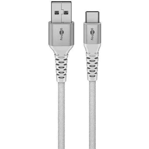 Goobay 74530 cable USB USB 2.0 1 m USB C USB A Blanco