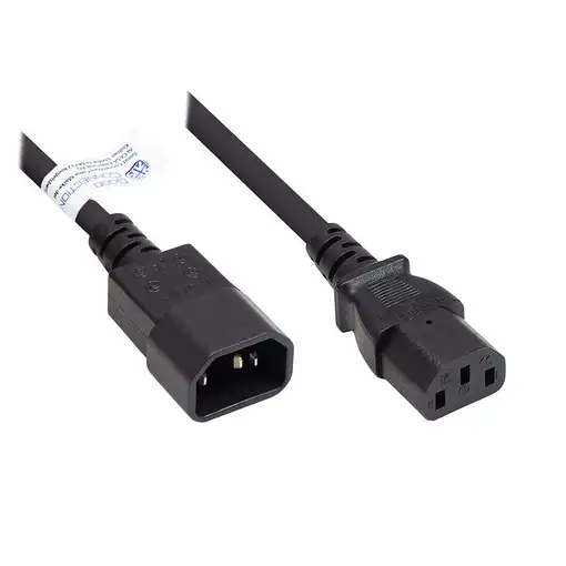 Alcasa P1430-S015 cable de transmisión Negro 1,5 m C14 acoplador C13 acoplador Alcasa P1430-S015 cable de transmisión Negro 1,5 m C14 acoplador C13 acoplador