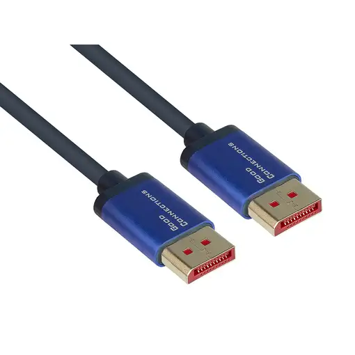 Alcasa 4814-SF020B cable DisplayPort 2 m Azul