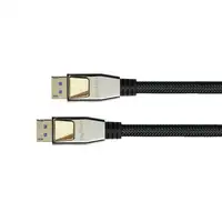 Python DP20-PY005 cable DisplayPort 0,5 m Negro