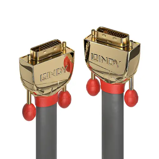 Lindy 36207 cable DVI 15 m DVI-D Gris