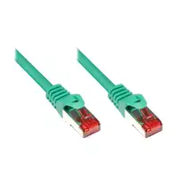 Alcasa RJ-45 - RJ-45 M/M 0.15m cable de red Verde 0,15 m Cat6 S/FTP (S-STP)