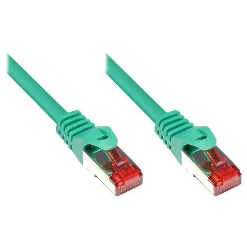 Alcasa 3m Cat6 S/FTP cable de red Verde S/FTP (S-STP)